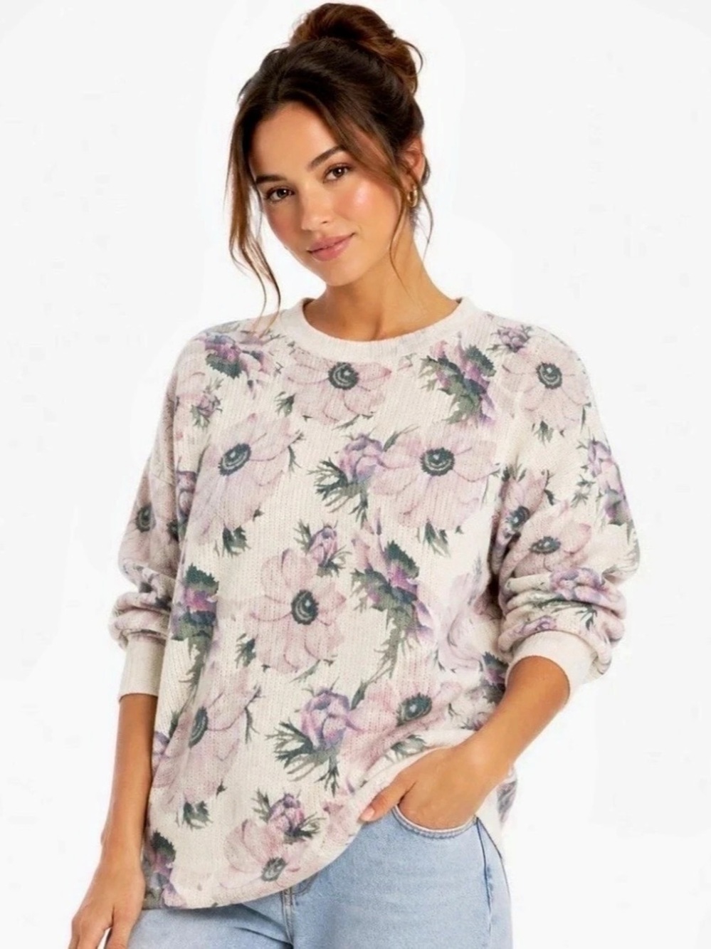 philosophy Floral Crewneck Sweater  Size XL NWT
